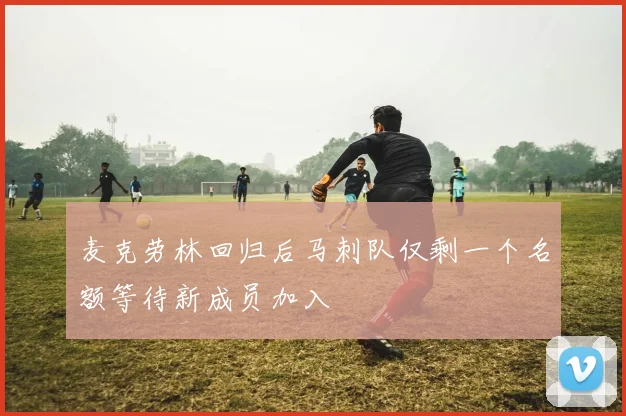 麦克劳林回归后马刺队仅剩一个名额等待新成员加入